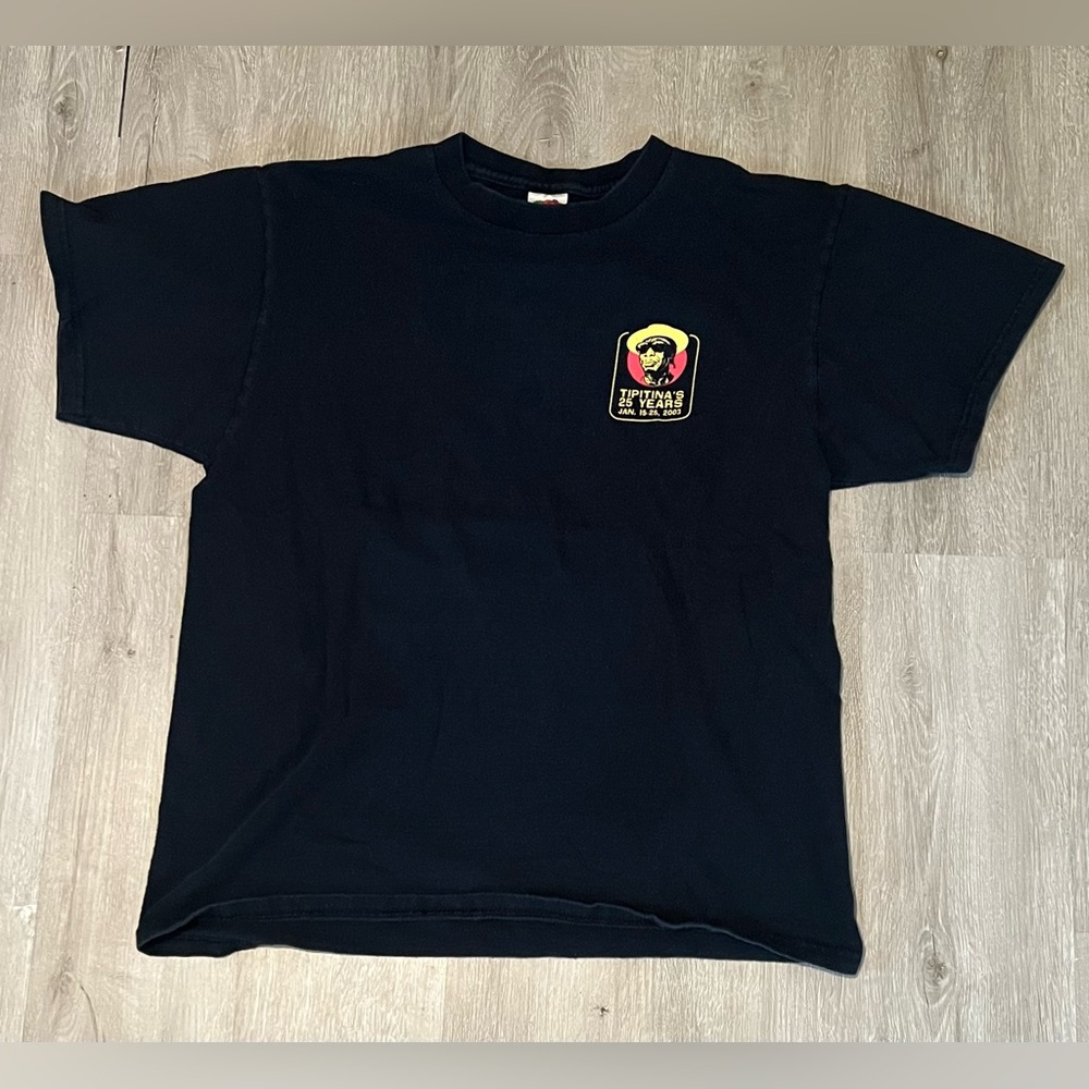 Vintage tipitinas 25 year Anniversary Tee Shirt Fruit Of The Loom Tag Size L